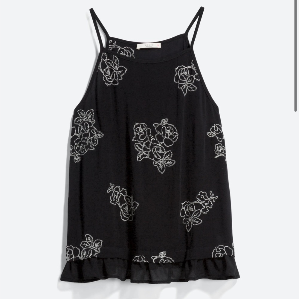 Black tank top